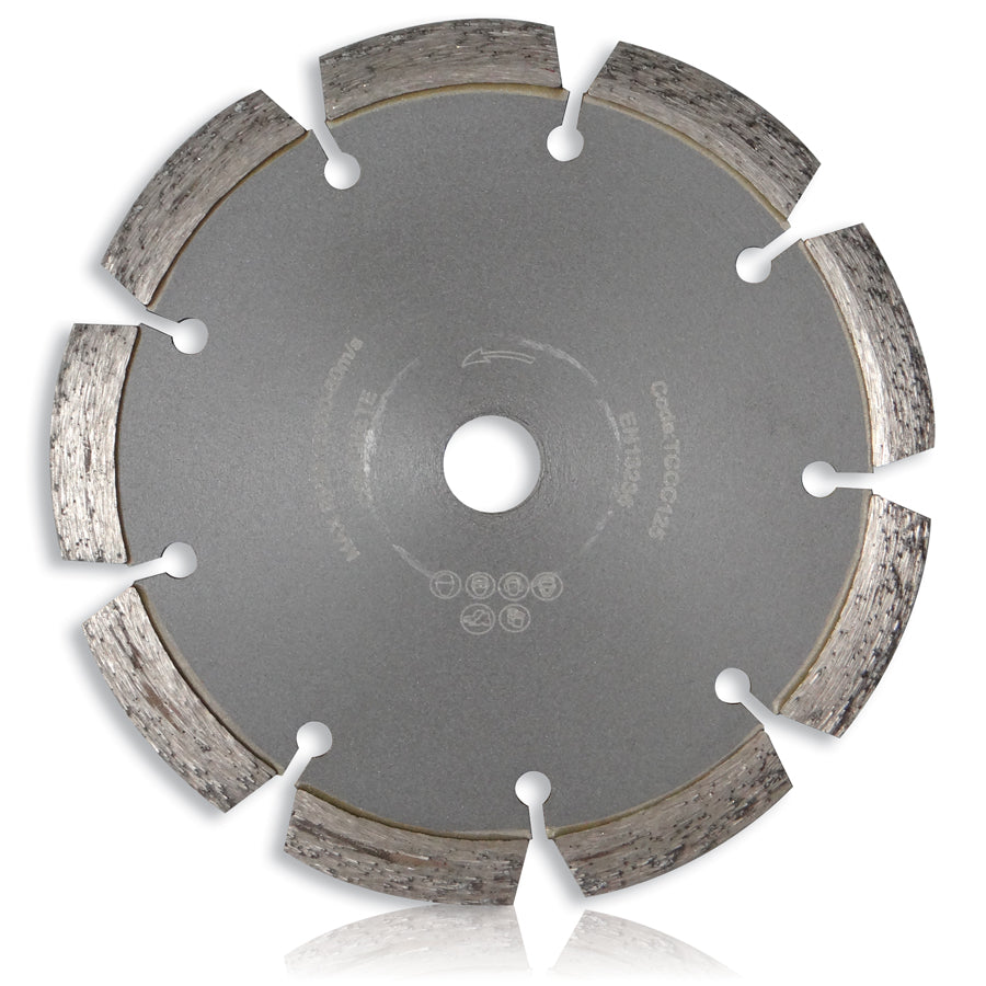 4.5 Inch 0.375" Thick V Shape Segment Diamond Crack Chaser Blade For Concrete, Mortar Joint Grinding Blade